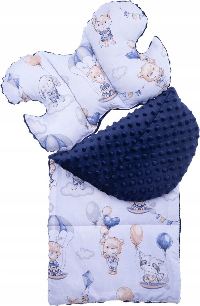 Baby 6pc Walk in the clouds Double-sided Soft Cocoon Infant Nest Bed Cushion