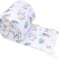 Baby Padded Bumper Fit Crib All-round 260cm Straight Cotton Wolf in The Forest