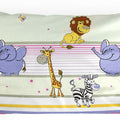 Baby Pillow case with zipper closure 60x40cm Cotton ANTI-ALLERGENIC Safari Pink
