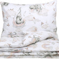 135x100 Elephant on cloud Baby 2pc Bedding Set Cotton Pillow Case Duvet Cover