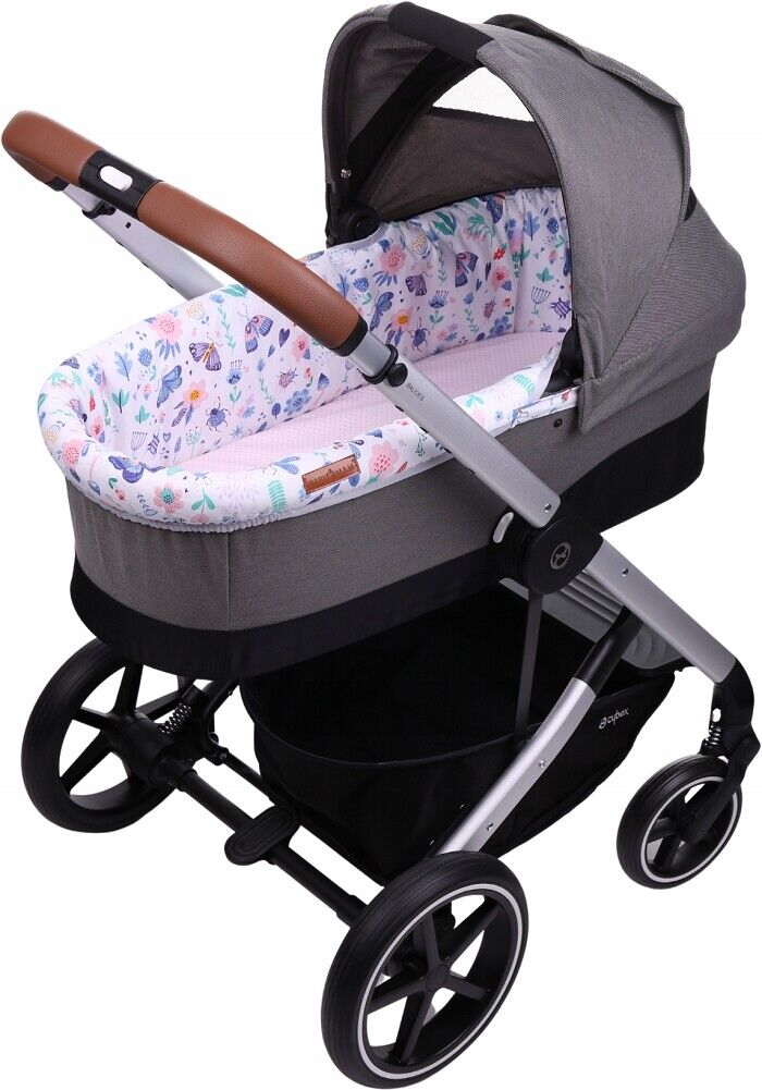 Carrycot cover Double-sided Liner Pushchair Pram On the Meadow