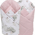 Baby Elephant on the cloud Swaddle Wrap Newborn Bedding Blanket Sleeping Bag