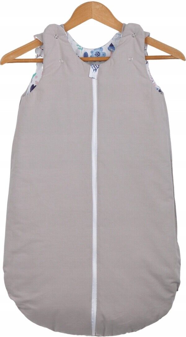 Baby Cotton Sleeping Bag Double Sided Sleepsack Quilted 1.0 Tog On the Meadow