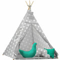 SMALL TEEPEE Wigwam Indoor Outdoor Kids Cotton Playhouse Tent Gingerbread Hut