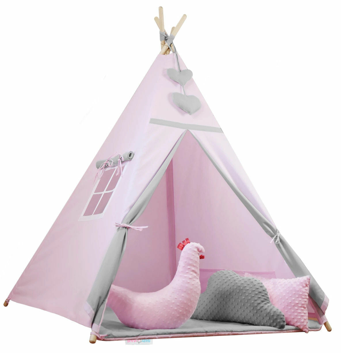 SMALL TEEPEE Wigwam Indoor Outdoor Kids Cotton Playhouse Tent Princess Castle