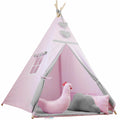 SMALL TEEPEE Wigwam Indoor Outdoor Kids Cotton Playhouse Tent Princess Castle