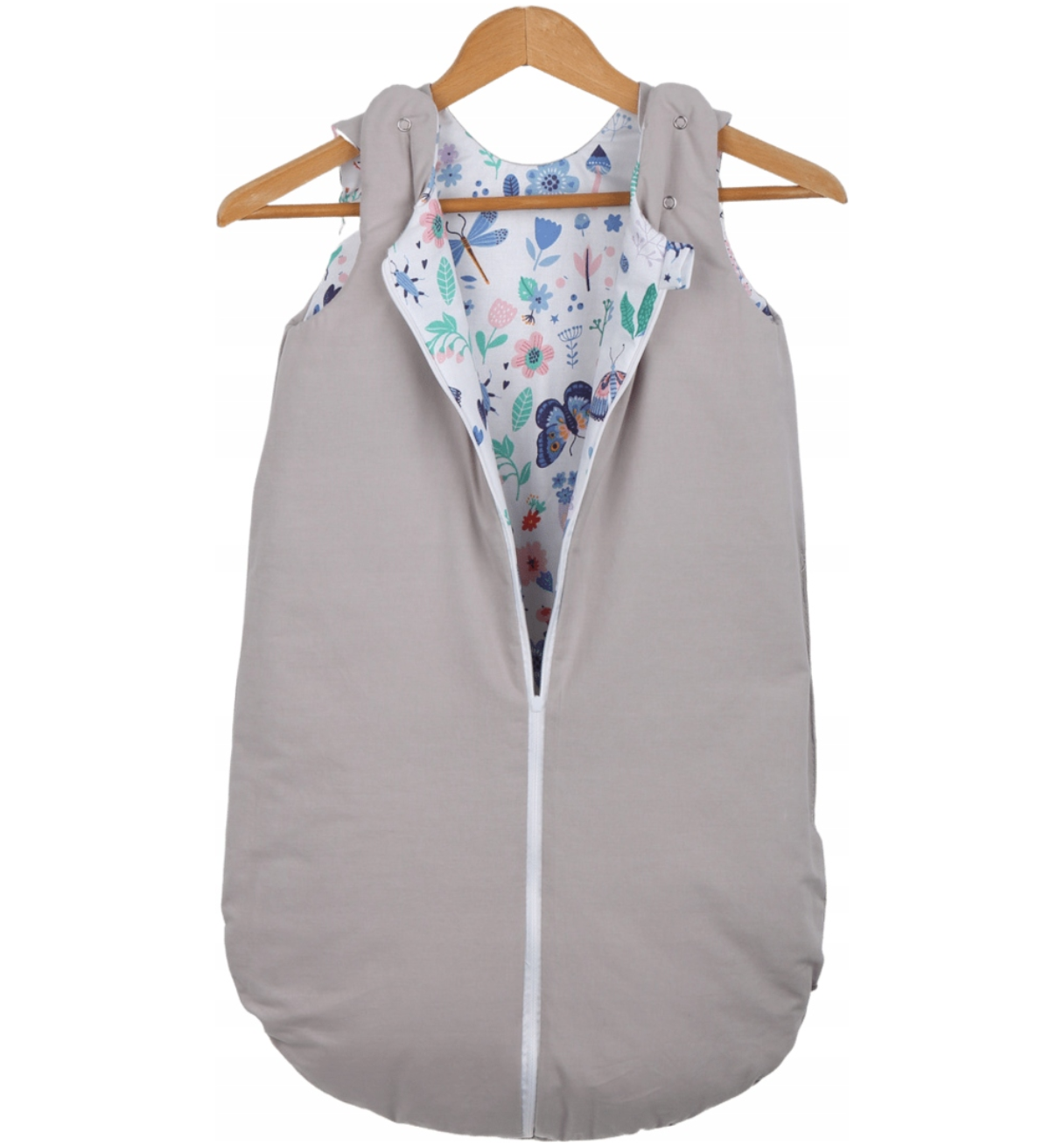 Baby Cotton Sleeping Bag Double Sided Sleepsack Quilted 1.0 Tog On the Meadow