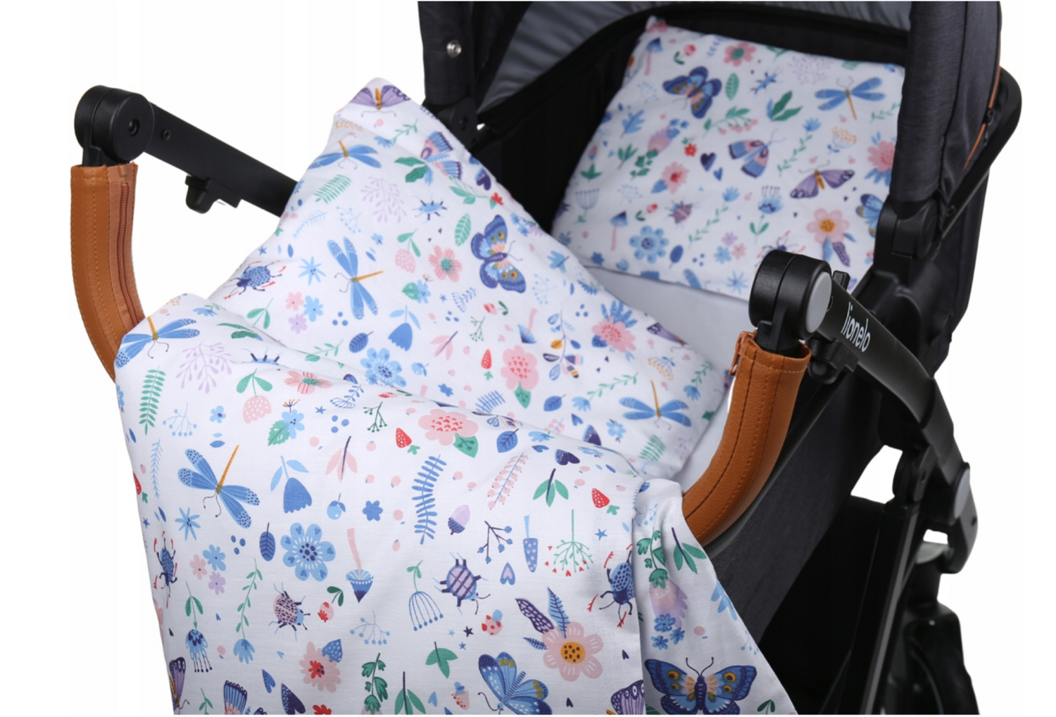 Baby 2pc Bedding Set fit Crib/Cradle/Moses basket/Pushchair 70x80cm On Meadow