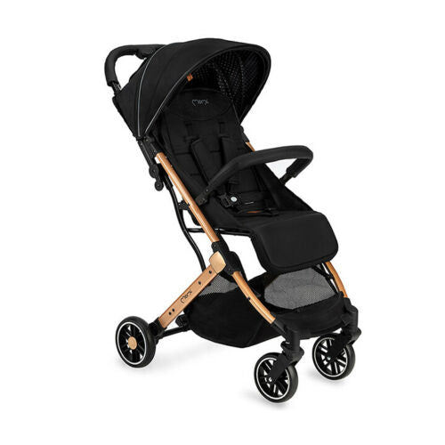 Baby Stroller Lightweight Maneuverable Folded Pushchair Buggy Momi Estelle Black