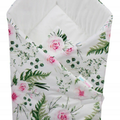 Baby Swaddle Wrap Newborn Blanket Cotton Sleeping Bag Garden flowers