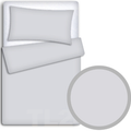 BABY BEDDING FIT JUNIOR BED 150x120cm PILLOWCASE DUVET COVER Grey