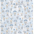 Baby Changing Mat 100% Cotton Padded Soft Nursery for Unit Walk in the clouds