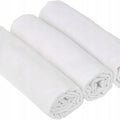 Baby Muslin Nappies Cloth Diaper Cotton 3-PACK 70x70cm White