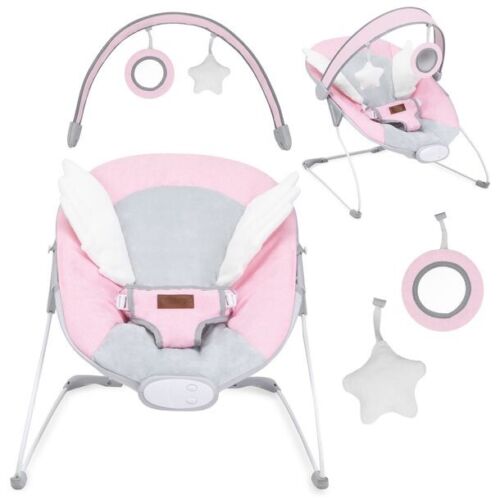 Baby Bouncer MOMI TULI Rocking Chair with music and vibration Pink Wings