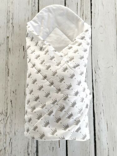 Baby Swaddle Wrap Newborn Bedding Blanket 100% Cotton Sleeping Bag Royal