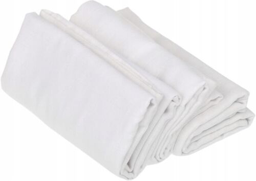 Baby Muslin Nappies Cloth Diaper Cotton 3-PACK 70x70cm White