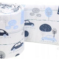 Baby Padded Bumper Fit Crib All-round 260cm Straight 100% Cotton Retro Cars