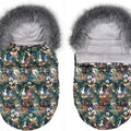 Fauna and Flora Baby Footmuff Collar Stroller Pushchair Sleeping Bag Husky Warm