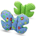 Butterfly Dimple Pillow Baby head and neck support Green - cosmos