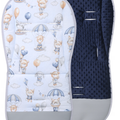 Universal Seat Liner Pushchair Double Sided Soft Pram Cotton Buggy Stroller Navy/Walk in the Clouds