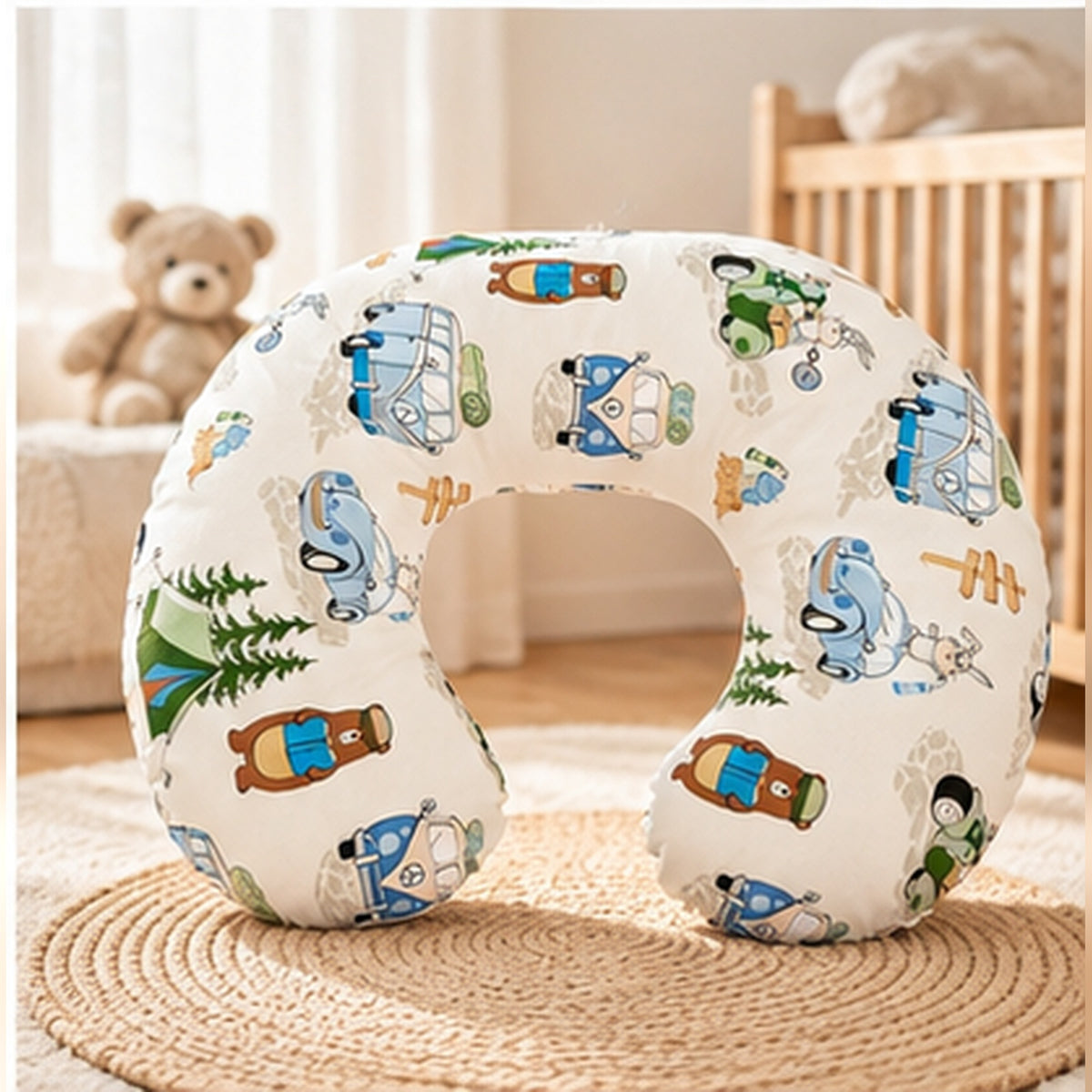 Cover Feeding Pillow Nursing Baby Breastfeeding Cotton Camping