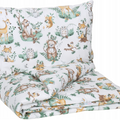 Baby Bedding Set 2pc fit Cradle/Moses basket/Pushchair 70x80 Animals in the Forest