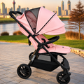 ABENTI Lightweight Baby Stroller Compact, Stylish & Easy to Fold ( Pink)