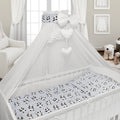Baby Cot Bedding Set 9pc Fit Cot 120x60cm Panda