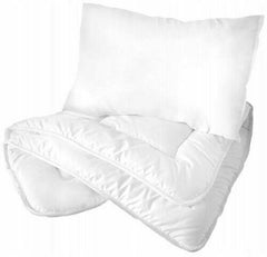 Baby Bedding Set 6pc All-round Bumper Fit Cot 120x60cm 100% Cotton Small Grey Stars With White - MyHappy Baby
