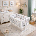 Baby Bedding Set 3pc fit Crib 70x80cm Bumper 260cm Cotton Dreamy Flight