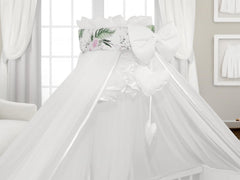 Baby Cot Bedding Set 9pc Fit Cot 120x60cm Garden Flowers - MyHappy Baby