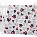 Baby Bedding Set 120x90cm Pillow Duvet 4Pc Fit Cot Bow Ears