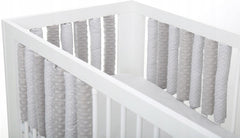 Double-sided Rail Cot Slat Cover Wrap Grey 10Pc - MyHappy Baby