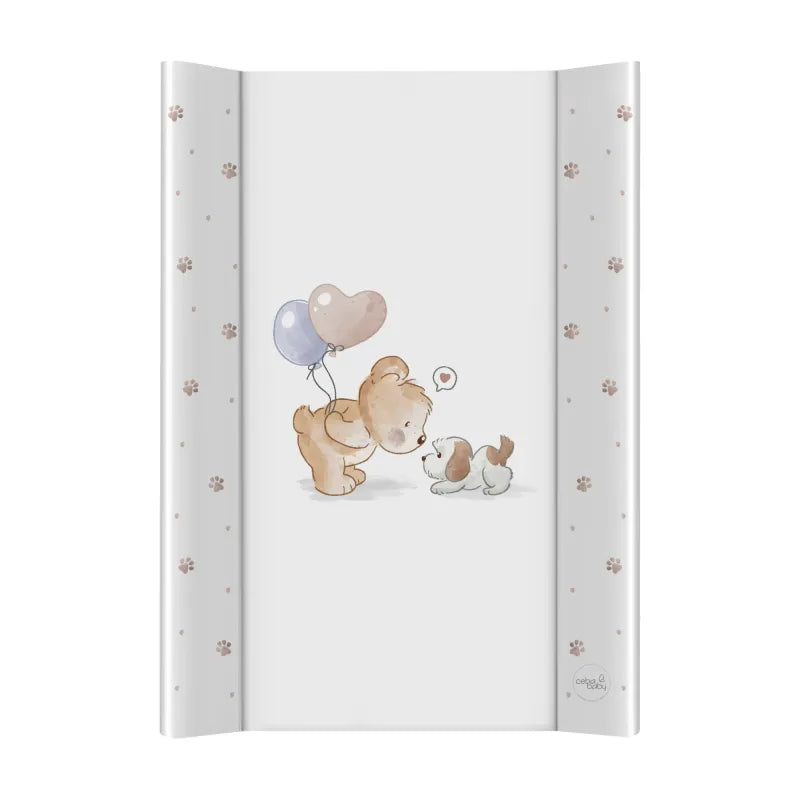 Baby Changing mat Hard Base Nursery Padded 70x50cm Fit Cot - Friends Forever