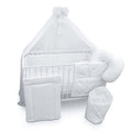 Baby Cot Bedding Set 14Pc Fit Cot 120x60cm White