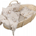 Baby Bedding Set 2pc fit Crib/Cradle/Moses basket/Pushchair 70x80cm Giraffe