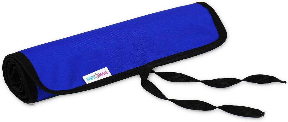 Portable Baby Changing Mat  Waterproof, Reversible & Foldable Travel Nappy Changing Pad (Blue)