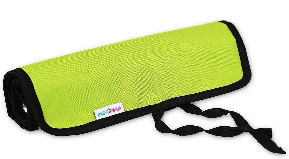 Portable Baby Changing Mat  Waterproof, Reversible & Foldable Travel Nappy Changing Pad (Green)