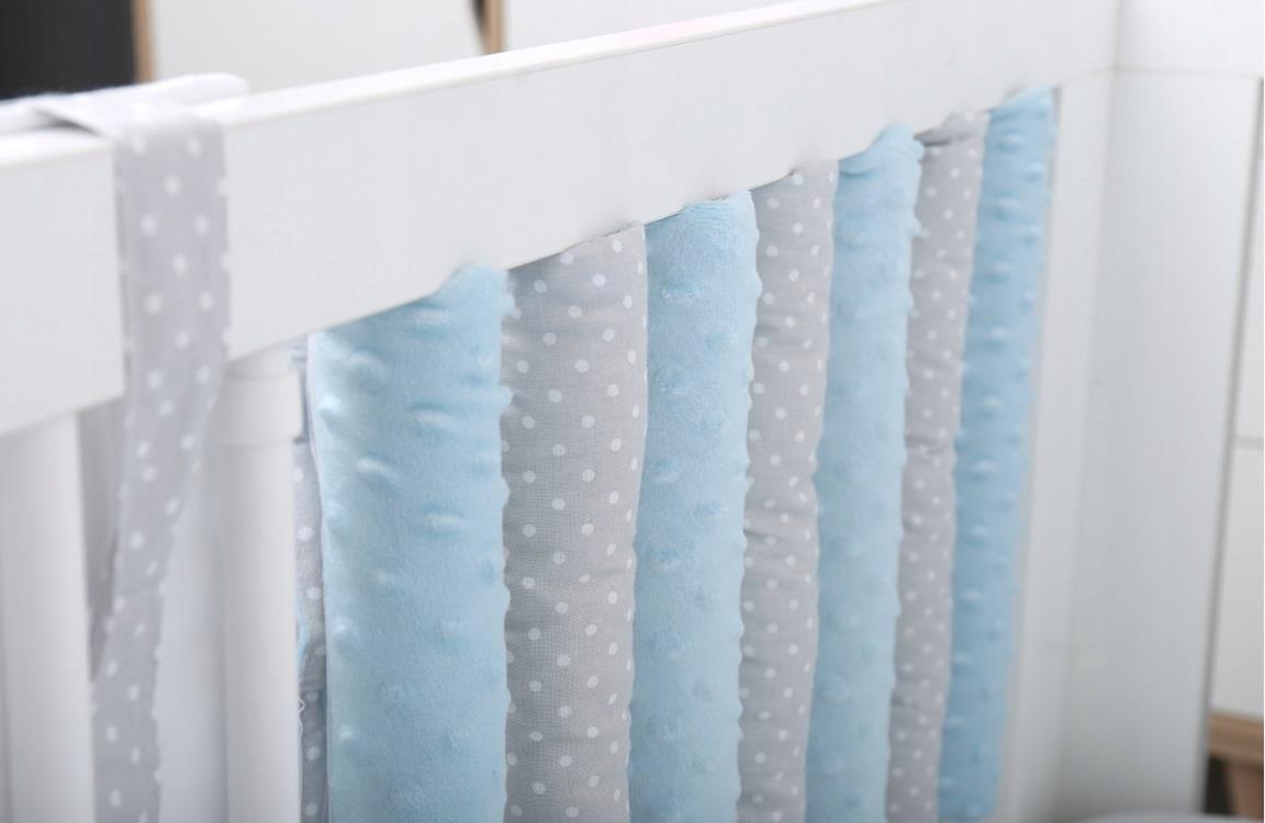 Double-sided Cot Rail Rung Wrap Protector 4Pc Blue