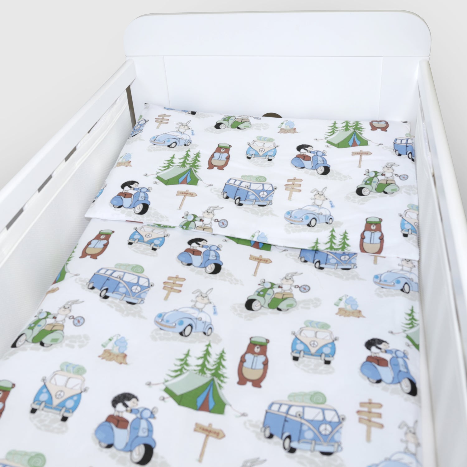 Baby Cot Bedding Set 3Pc Fit Cot bed 140x70 Camping