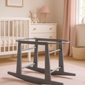 Rocking Stand for Moses Basket Wicker & Palm Grey