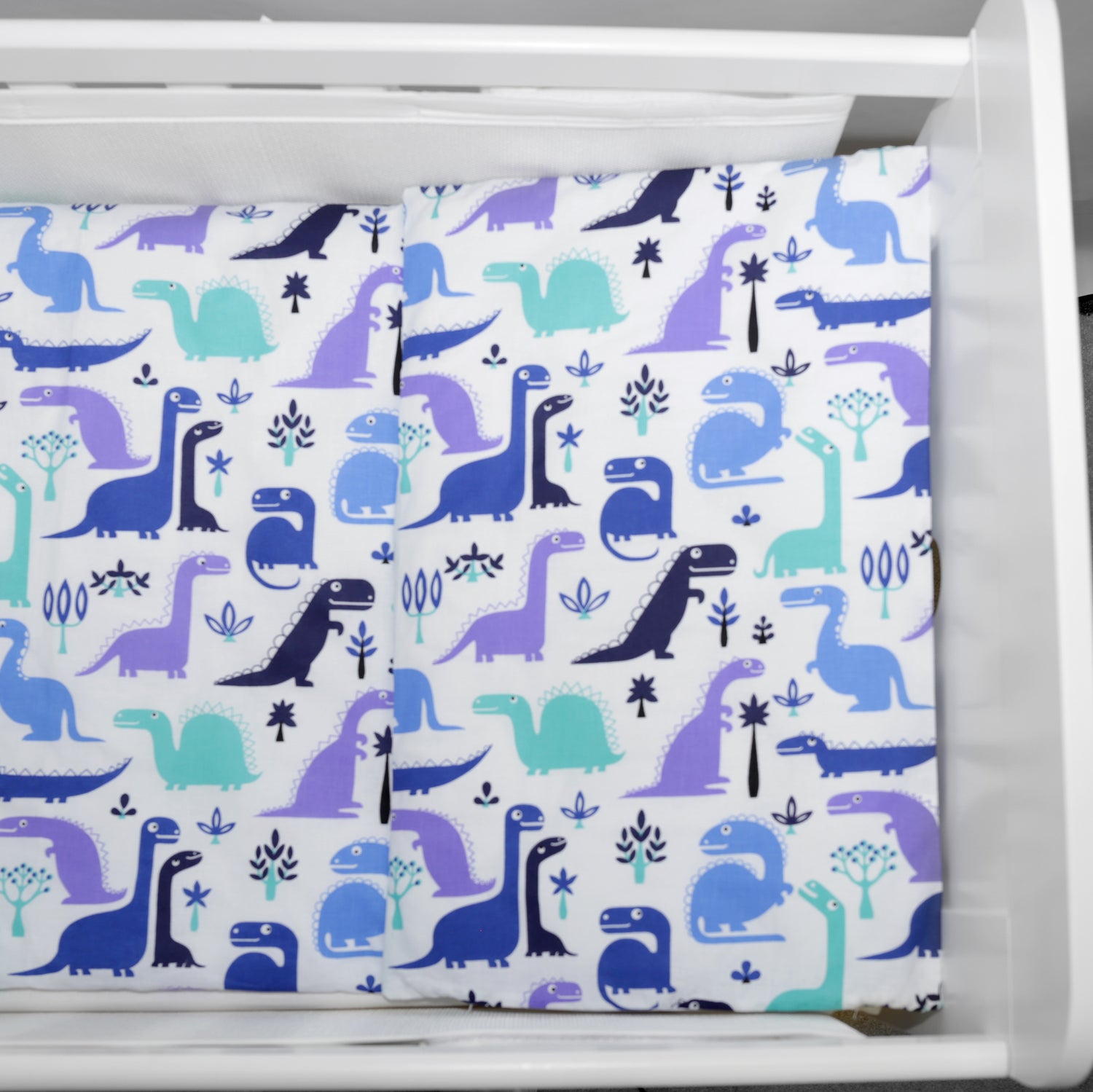 Baby Cot Bedding Set 3Pc Fit Cot 120x60cm Dinosaurs
