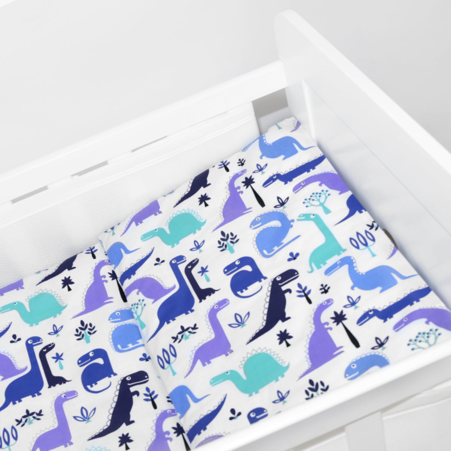 Baby Cot Bedding Set 3Pc Fit Cot 120x60cm Dinosaurs