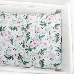 Baby Cot Bedding Set 5Pc Fit Cot 120x60cm Garden Flowers - MyHappy Baby
