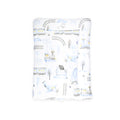 Baby Changing Mat 100% Cotton Padded Soft Nursery for Unit Retro Locomotive
