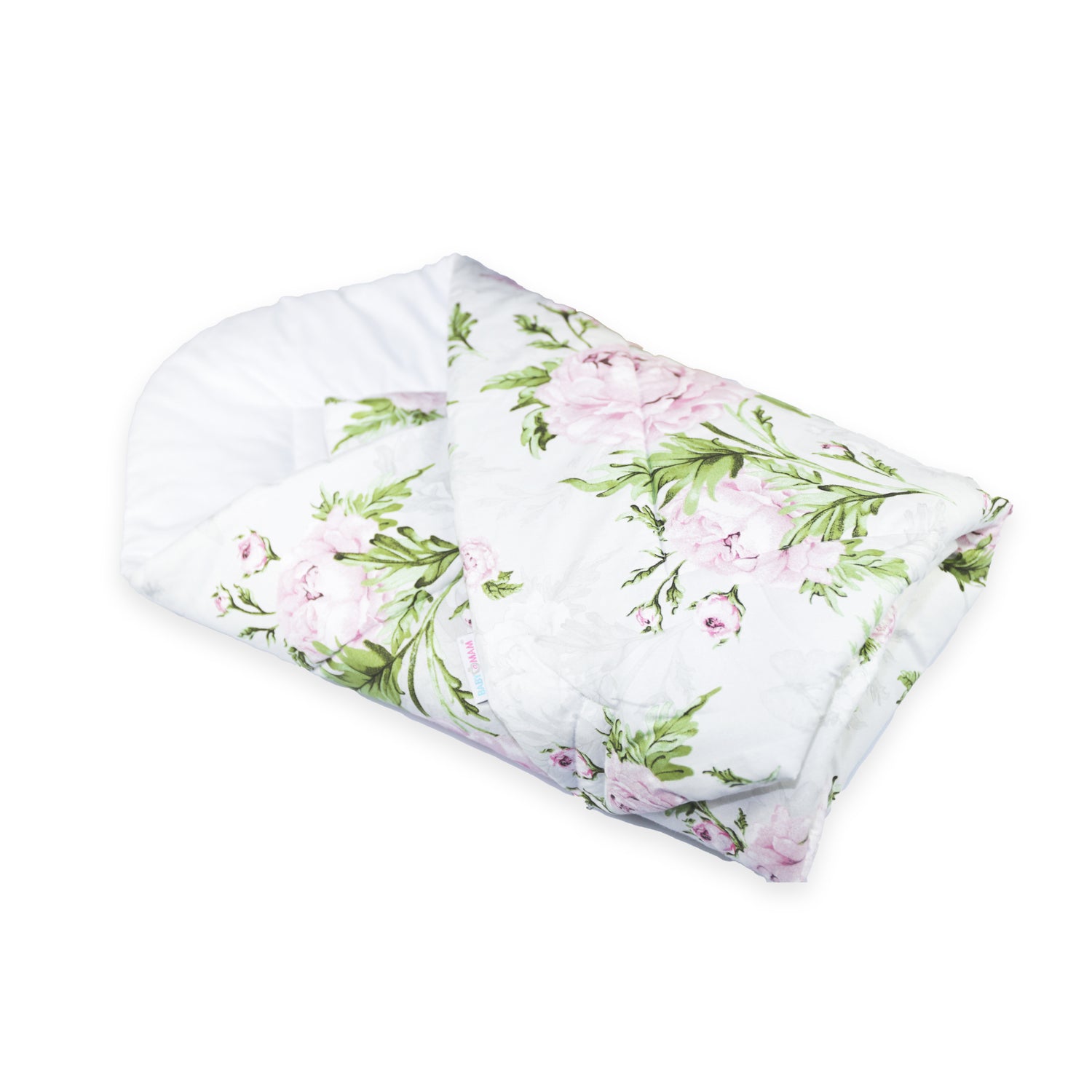 Baby Swaddle Wrap Newborn Blanket Cotton Sleeping Bag Peony and Butterflies