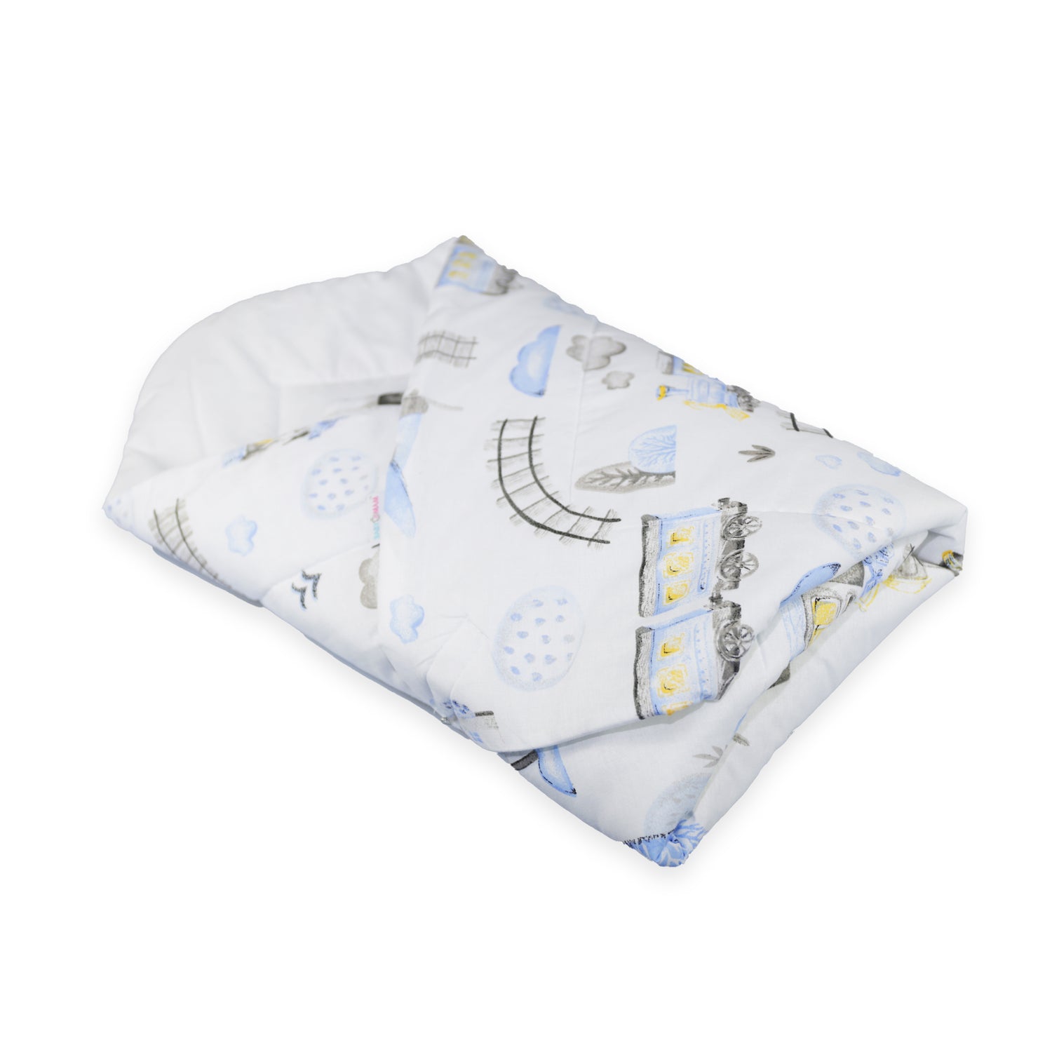 Baby Swaddle Wrap Newborn Blanket Cotton Sleeping Bag Retro Locomotive