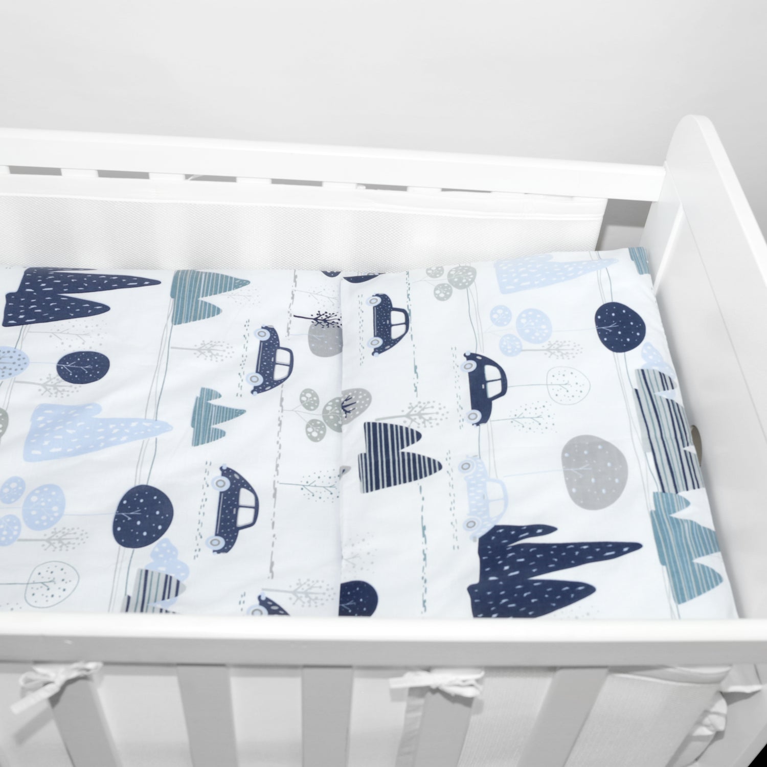 Baby Cot Bedding Set 6Pc Fit Cot bed 140x70cm Retro Cars