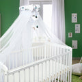 Canopy Holder Pole Bar Drape Mosquito Net with Ribbon COTBED/ COT Safari
