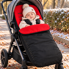 Universal Baby Footmuff for Pushchair & Stroller Warm Fleece Lining, Water-Resistant, 2-in-1 Cosy Toes - MyHappy Baby